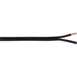 Flat Cable NYFAZ (H03VH-H) 2x0,75mm2 Black 