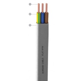 Cable NYM Flat 2x1,5mm2 Grey 