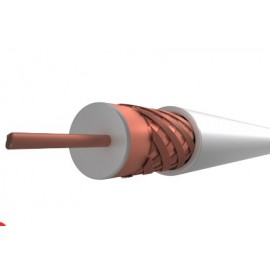 Ομοαξονικό Καλώδιο RG6-U6 CCS Λευκό
