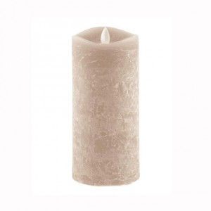 Aroma Led Pillar Candle Artisan Ivory 18cm