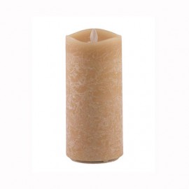 Aroma Led Pillar Candle Honey 18cm 