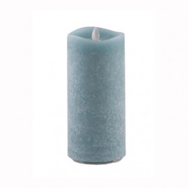 Aroma Led Pillar Candle Artisan Navy 18cm