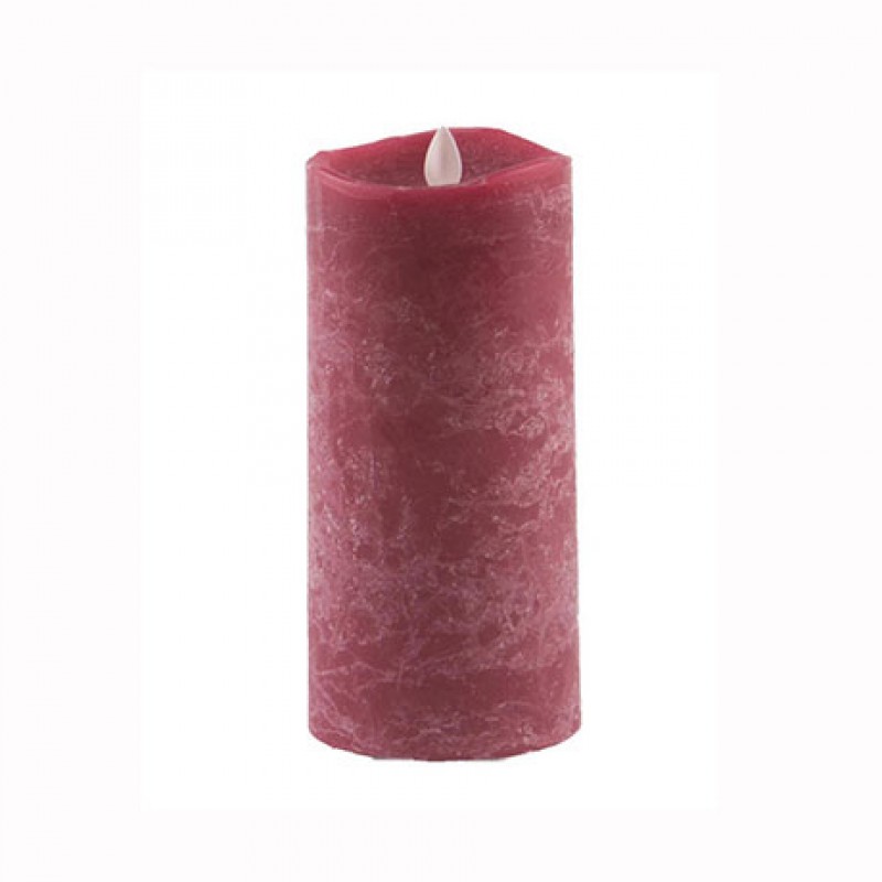 Aroma Led Pillar Candle Artisan Berry 18cm