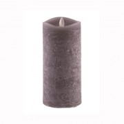 Aroma Led Pillar Candle Charcoal 18cm