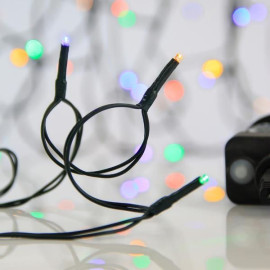 Σειρά 100 LED 3 mm 31 V — Χρωματιστό LED, Πράσινο PVC Καλώδιο, IP44 