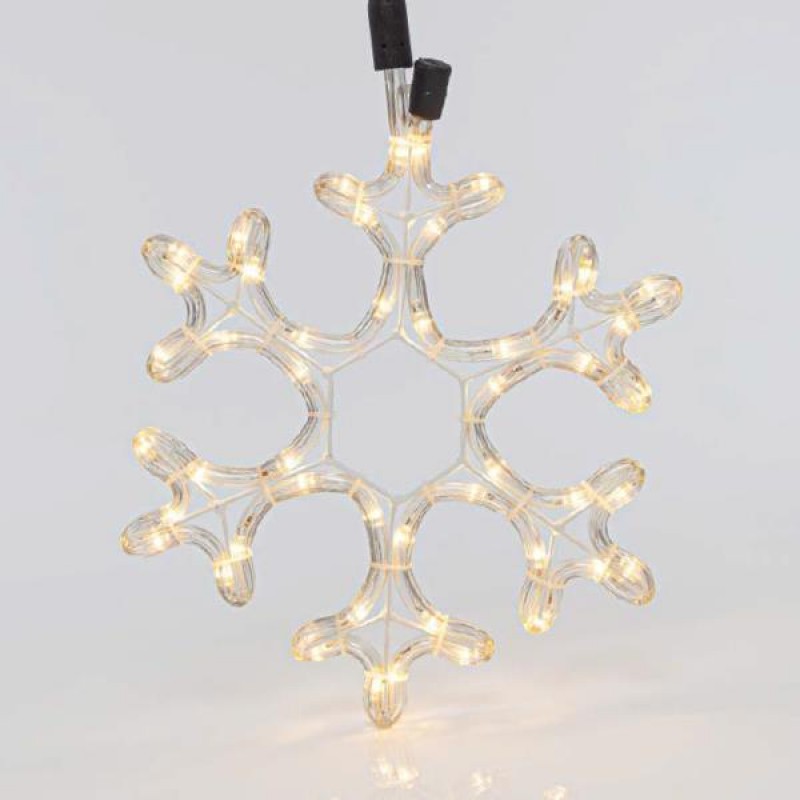 Snowflake Light Tube IP44 Steady Warm