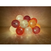 Cotton Balls 20Led Rose Warm