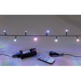 Line of 180 Led M/F Green cable RGB with Control 