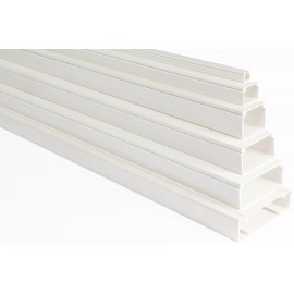 Κανάλι Διανομής Καλωδίων 60x40mm Λευκό Courbi