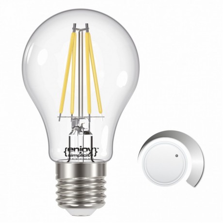 Λάμπα Α60/E27/9W/Διάφανη/Dimmable  6500K Enjoy