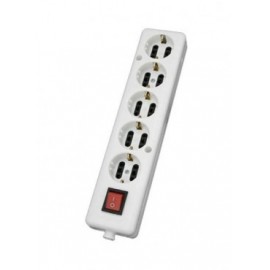 Multi-socket 5 plugs With switch - Without Cable 