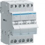 3-Pole, 40A Centre Off Modular Changeover Switch With Top Common Point