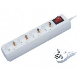 Multi-Socket 4M with Switch & 1,5m Cable 3x1,5mm  