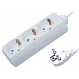 Multi-Socket 3M without Switch & 3m Cable 3x1,5mm  
