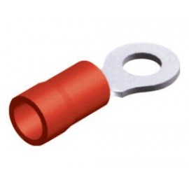 Terminal with Hole Insulation Red 