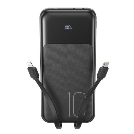 Powerbank Fast Charging 10000mAh Usb-C/Usb-A Μαύρο
