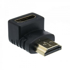 Σύνδεσμος HDMI Αρσενικό-Θηλυκό Γωνιακός