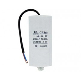 Permanent Operation Capacitor with Cable 16μF 450V 