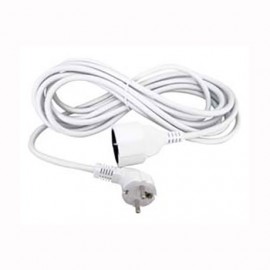 Extension Cord for Socket Plug 2m White 