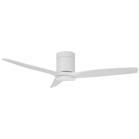 Ανεμιστήρας Οροφής DC Motor 40W Φ132 Led 15W CCT Control Λευκός