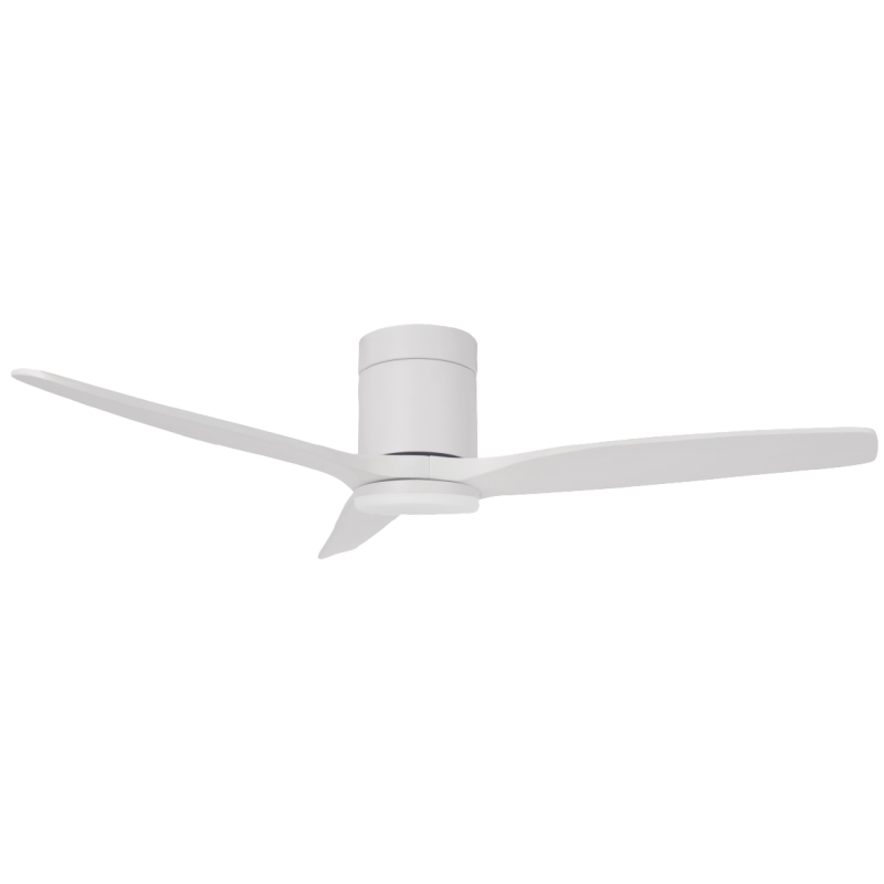 Ανεμιστήρας Οροφής DC Motor 40W Φ132 Led 15W CCT Control Λευκός