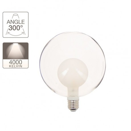 Λάμπα Led Σφαίρα 2πλο Γυαλί Ε27-G9 1,5W 4000Κ 180lm