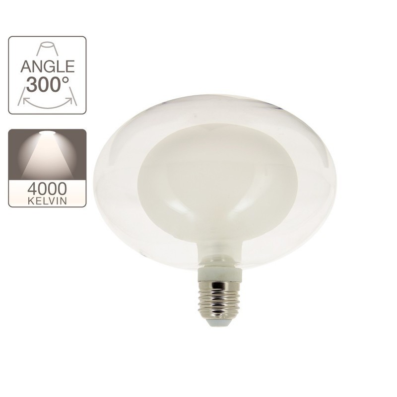 Λάμπα Led Οβάλ 2πλο Γυαλί Ε27-G9 1,5W 4000Κ 180lm