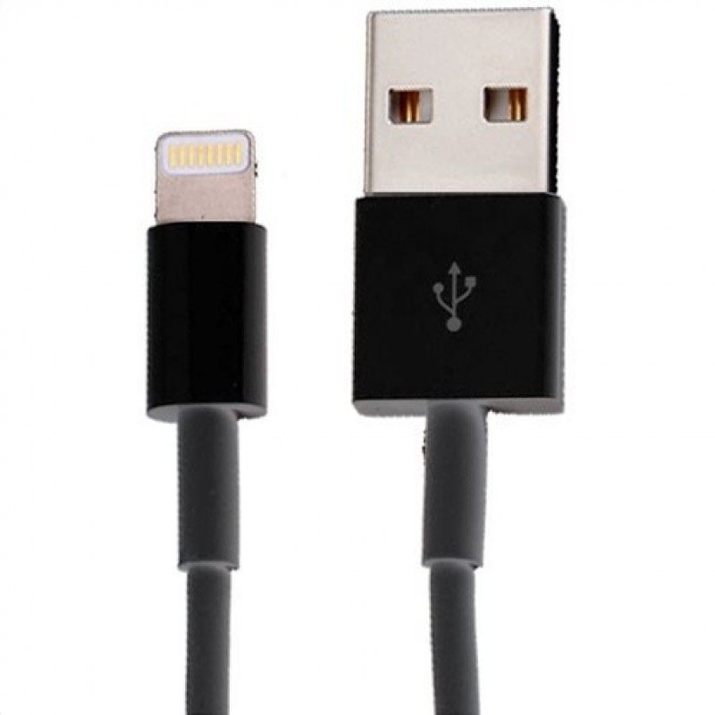 Καλώδιο Φόρτισης USB iPHONE/iPAD 1m Μαύρο