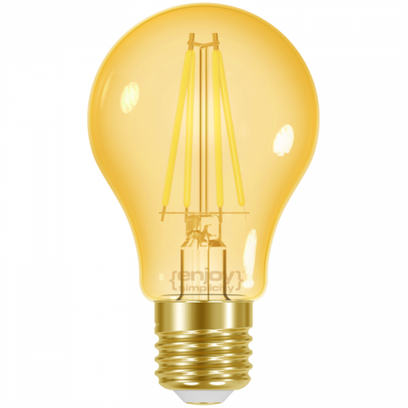 Λάμπα Led Fill Amber A60 E27 7,5W Dimmable 2000K Enjoy