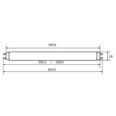 Λάμπα Φθορίου T8 18W/830 Tungsram