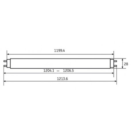 Λάμπα Φθορίου T8 36W/840 Tungsram