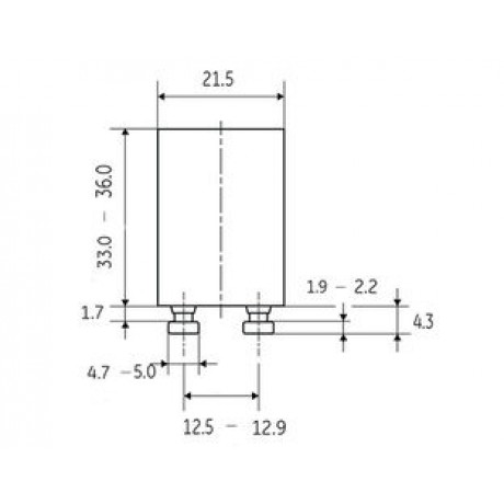 Starter για Λάμπα Φθορίου 4-22W Tungsram