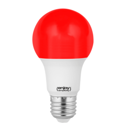 Led Lamp A60 Ε27/6W Red Enjoy 