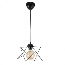 Pendant lamp Triangles Black 