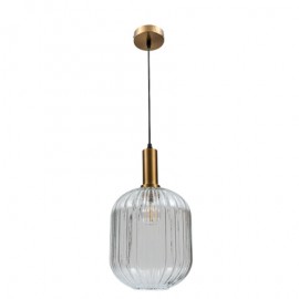 Pendant lamp Glass Bombe Clear 