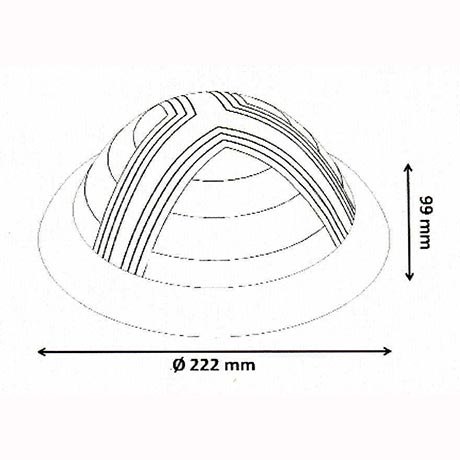 Φωτιστικό Οροφής Led 11W 3000K UFO Λευκό