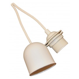 Suspension With Lamp Holder E27 White 