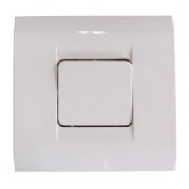 Switch On-Off Flush mounted Sweet Line White 