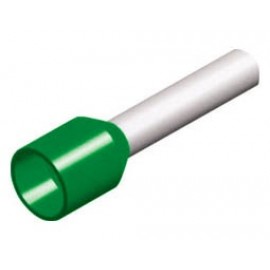 Ακροδέκτης Σωληωτός Μύτη 6mm Πράσινος 